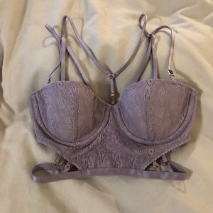 VS Purple Lingerie Bra